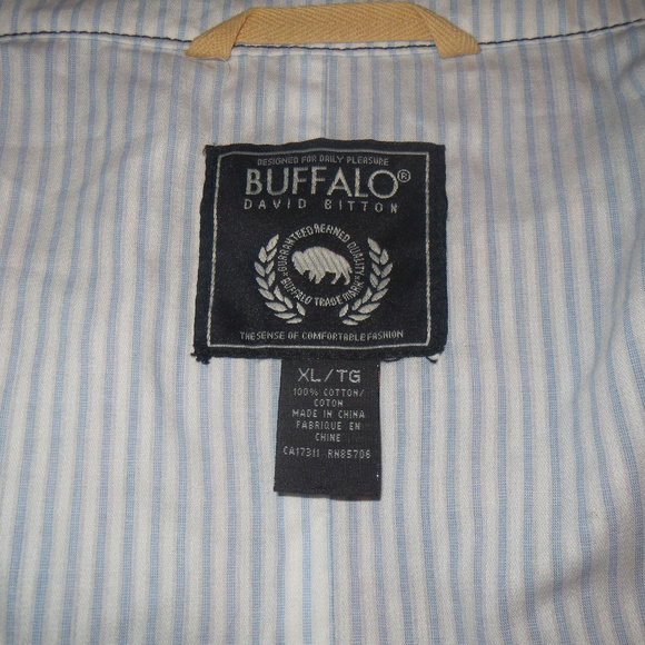 BUFFALO David Bitton Plaid Zip Up Moto Jacket - Picture 8 of 8
